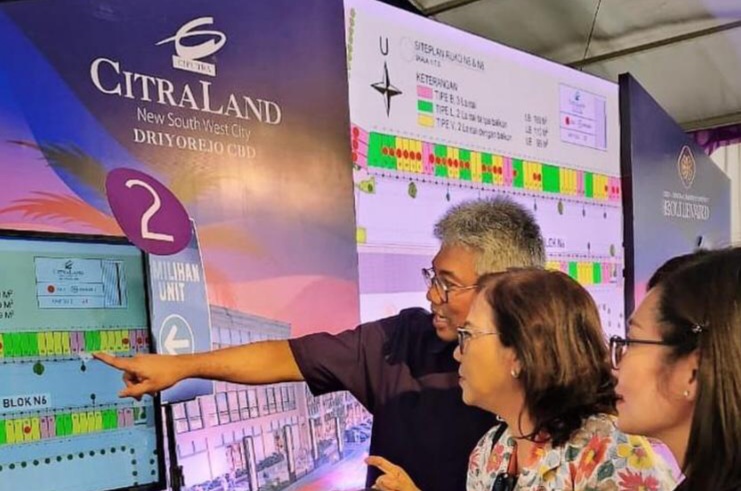 Baru Dipasarkan, Ruko CBD Boulevard di CitraLand Driyorejo Langsung Terjual 60 Persen