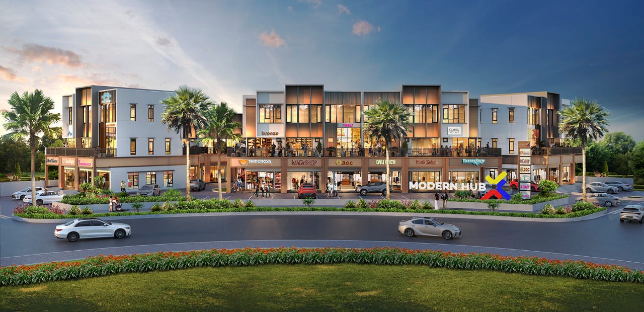 Kota Modern Kembangkan Pusat Kuliner dan Area Komersial Modern Hub