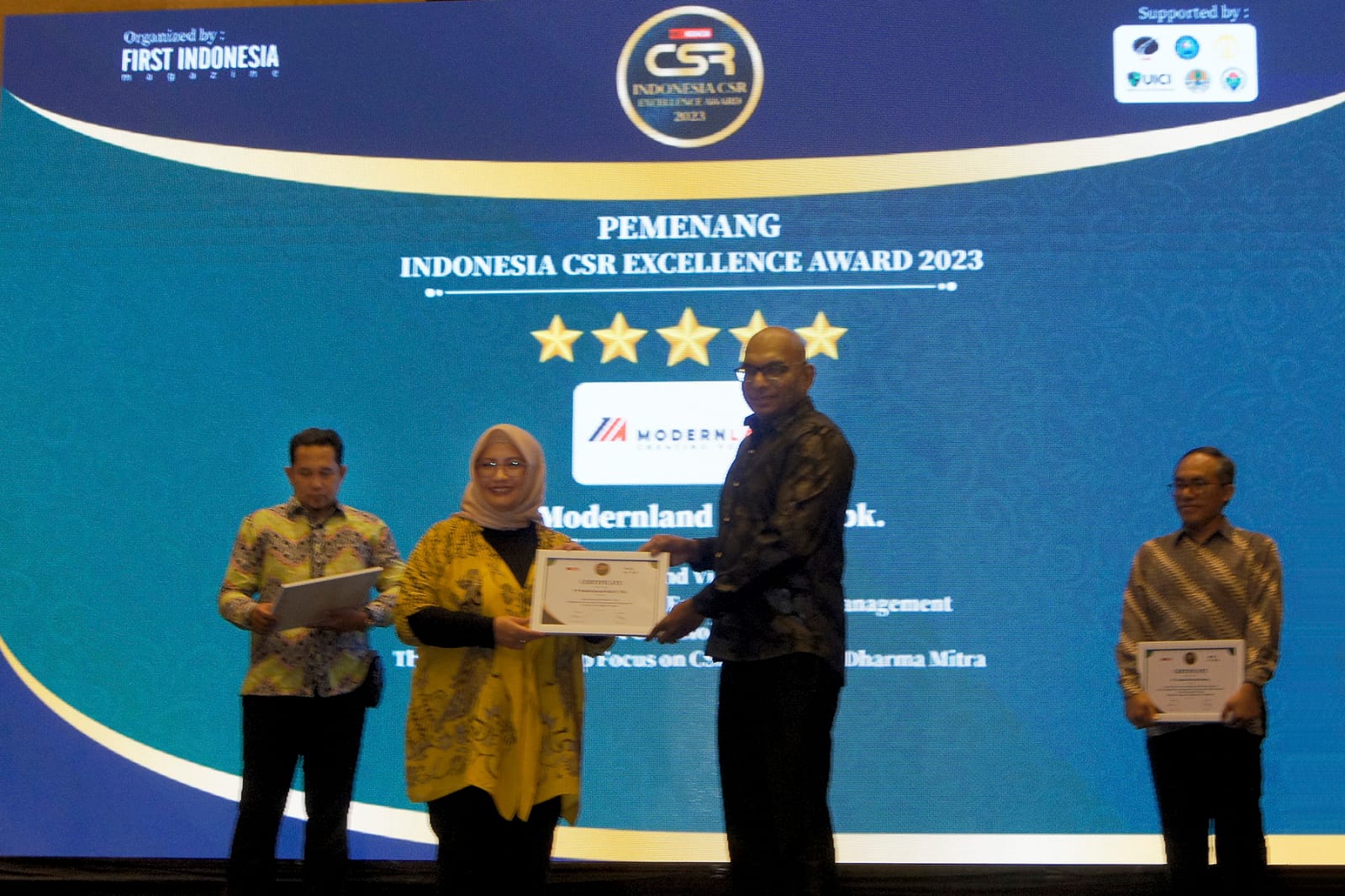 Modernland Raih CSR Excellence Award 2023