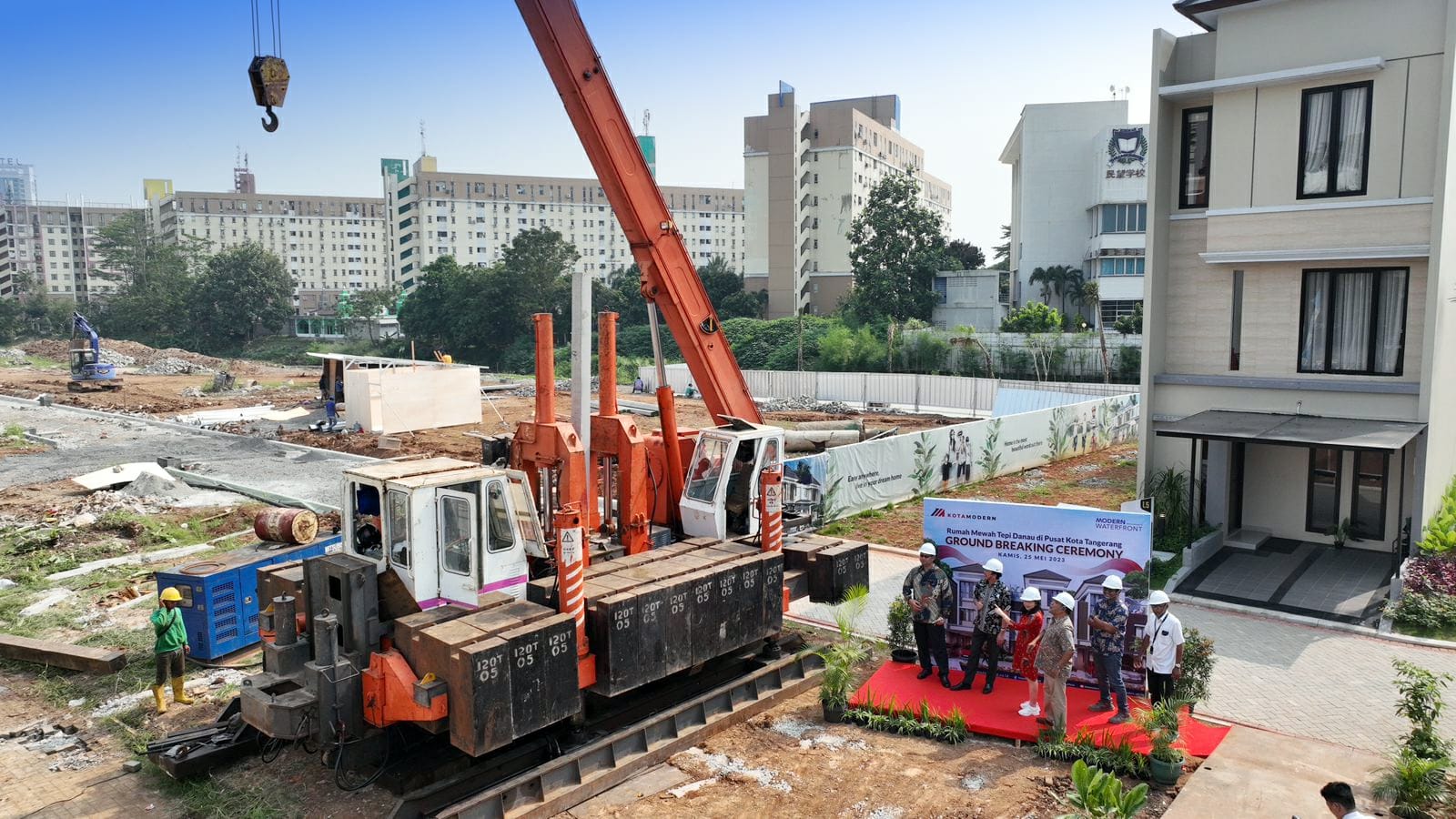 Modernland Realty Mulai Groundbreaking Kawasan Modern Waterfront Residence