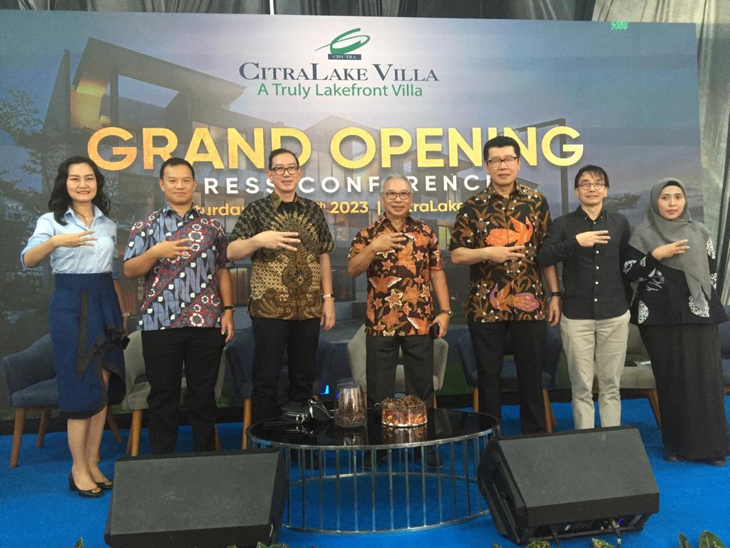 Ciputra Development Resmikan Pembangunan CitraLake Villa