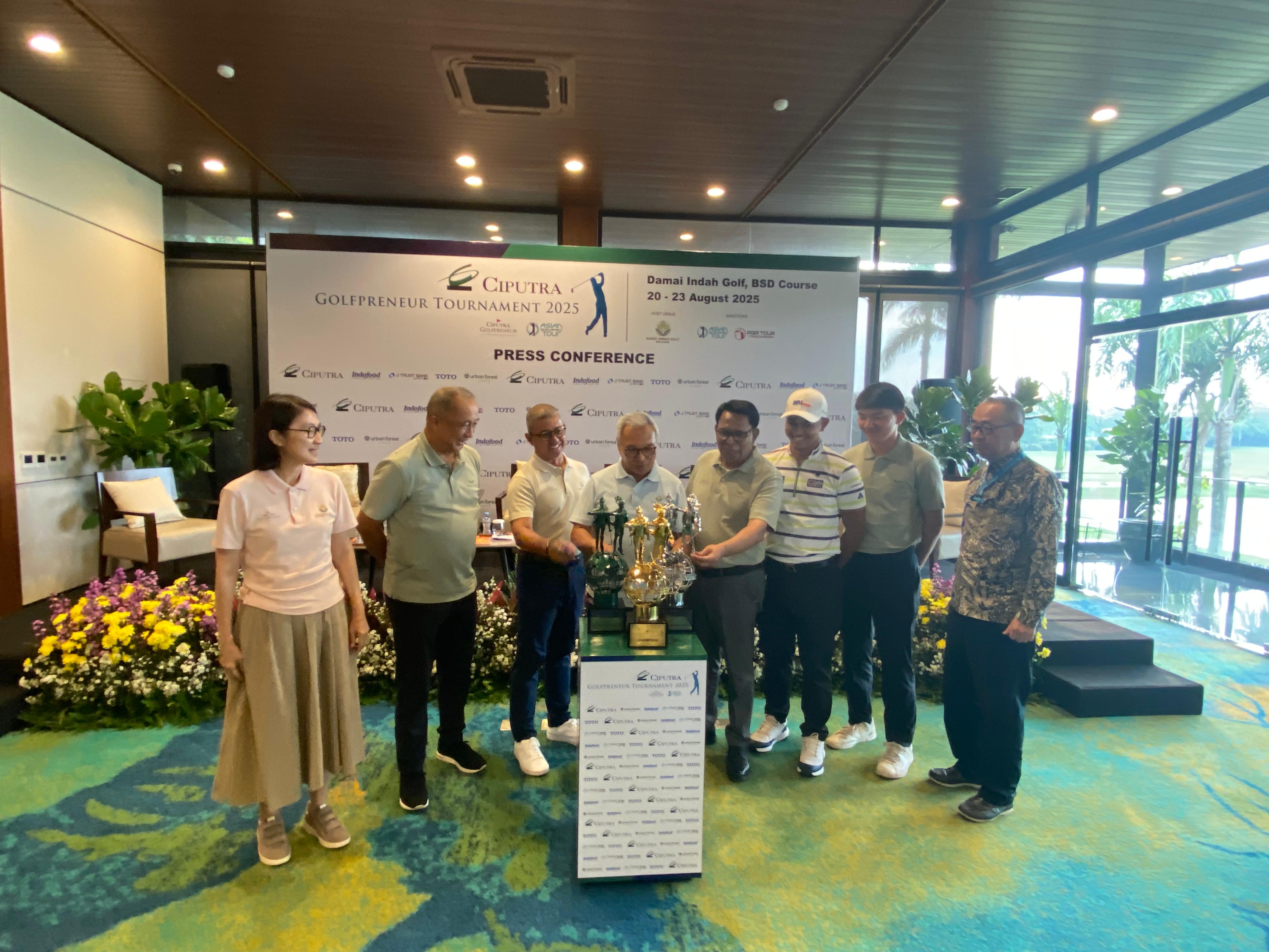 Ciputra Golfpreneur Tournament Rayakan Edisi ke-10  di Panggung Asian Development Tour