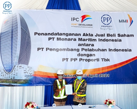 Optimalisasi Aset, PP Properti Lego Saham Miliknya di Menara Maritim