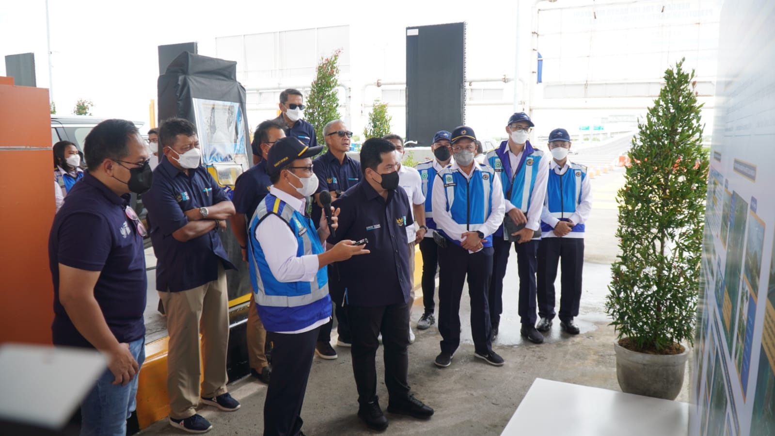 Menteri BUMN Tinjau Progres Jalan Tol Bali Mandara untuk Presidensi G20 Indonesia 2022