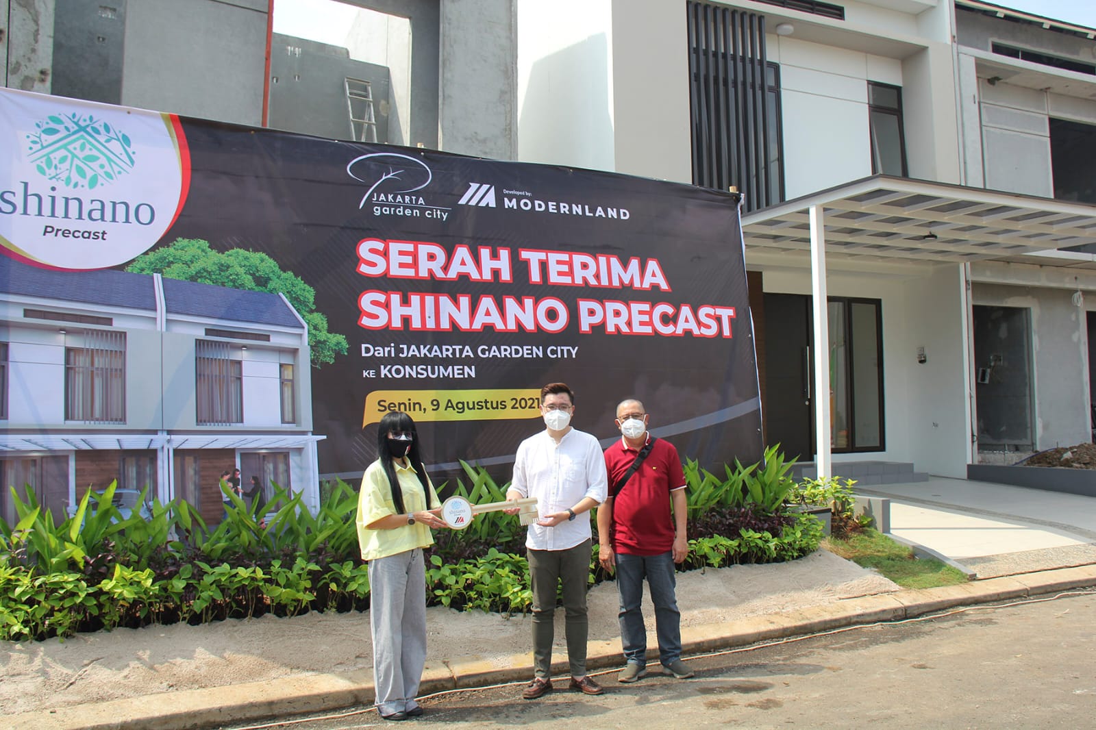 Lebih Cepat dari Target, JGC Mulai Serah Terima Rumah "Instant" New Shinano Precast
