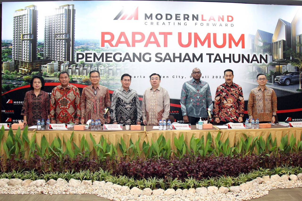 Modernland Realty Bukukan Pendapatan Usaha Rp2,01 Triliun di 2021