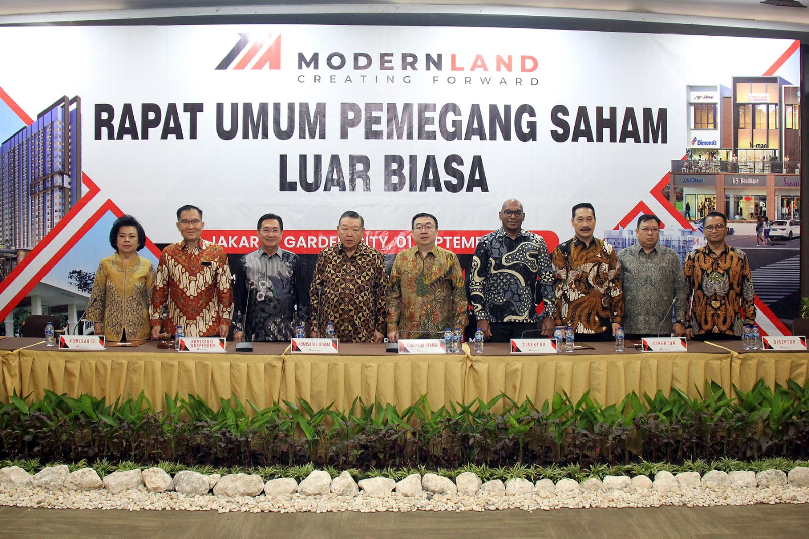 Angkat Direksi Baru, Modernland Realty Gelar RUPSLB